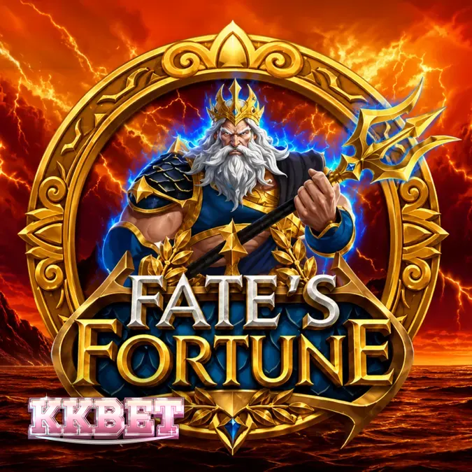 Interface do jogo de slot Fate’s Fortune com temática mitológica grega